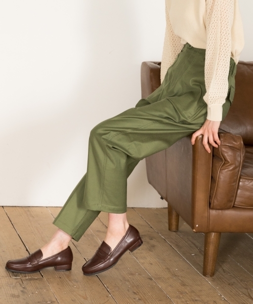 GLOBAL WORK（グローバルワーク）の「【WEB限定サイズ有】バルドマンベイカーパンツ/794486（その他パンツ・レディース・ネイビー/ブラウン/カーキ・SMALL/MEDIUM/X-LARGE/XX-LARGE）」の3枚目の写真