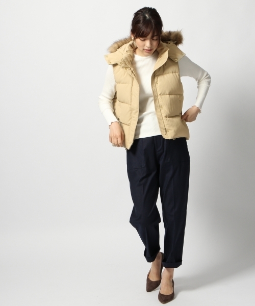 GLOBAL WORK（グローバルワーク）の「【WEB限定サイズ有】バルドマンベイカーパンツ/794486（その他パンツ・レディース・ネイビー/ブラウン/カーキ・SMALL/MEDIUM/X-LARGE/XX-LARGE）」の6枚目の写真