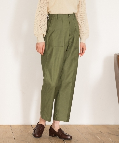 GLOBAL WORK（グローバルワーク）の「【WEB限定サイズ有】バルドマンベイカーパンツ/794486（その他パンツ・レディース・ネイビー/ブラウン/カーキ・SMALL/MEDIUM/X-LARGE/XX-LARGE）」の8枚目の写真