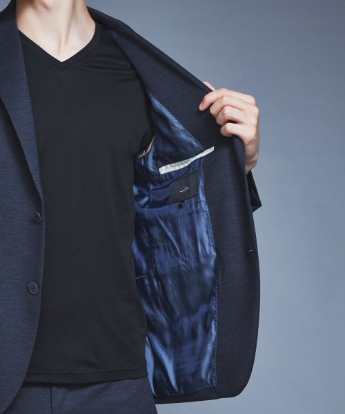 ABAHOUSE（アバハウス）の「【Recency of Mine/セットアップ対応】ウールモクロディジャケット（テーラードジャケット・メンズ・ネイビー/チャコールグレー・44/46/48/50）」の21枚目の写真