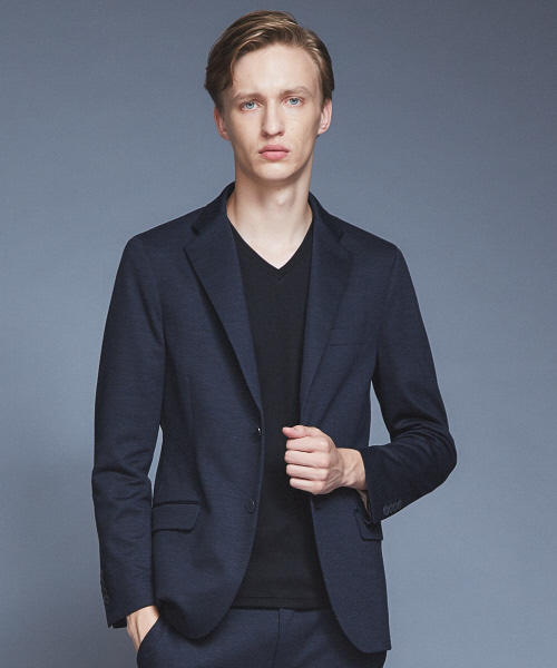 ABAHOUSE（アバハウス）の「【Recency of Mine/セットアップ対応】ウールモクロディジャケット（テーラードジャケット・メンズ・ネイビー/チャコールグレー・44/46/48/50）」の19枚目の写真