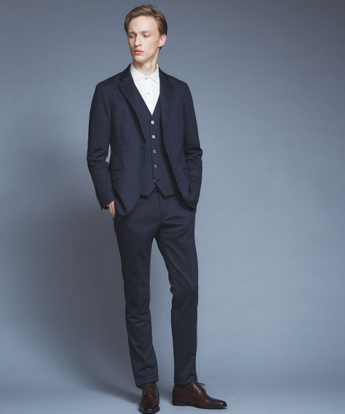 ABAHOUSE（アバハウス）の「【Recency of Mine/セットアップ対応】ウールモクロディジャケット（テーラードジャケット・メンズ・ネイビー/チャコールグレー・44/46/48/50）」の16枚目の写真