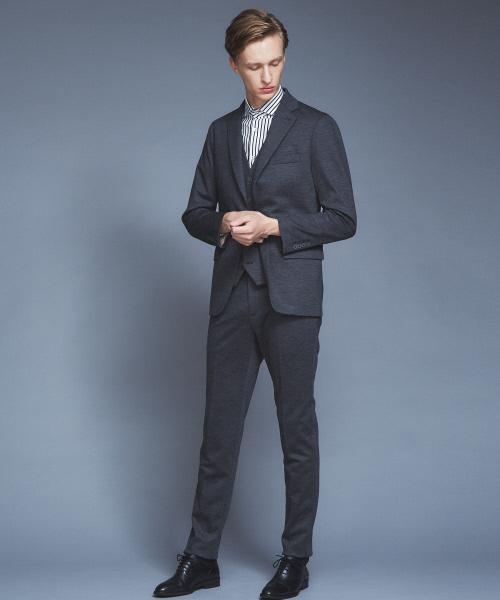 ABAHOUSE（アバハウス）の「【Recency of Mine/セットアップ対応】ウールモクロディジャケット（テーラードジャケット・メンズ・ネイビー/チャコールグレー・44/46/48/50）」の9枚目の写真