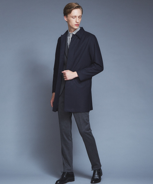 ABAHOUSE（アバハウス）の「【Recency of Mine/セットアップ対応】ウールモクロディジャケット（テーラードジャケット・メンズ・ネイビー/チャコールグレー・44/46/48/50）」の8枚目の写真