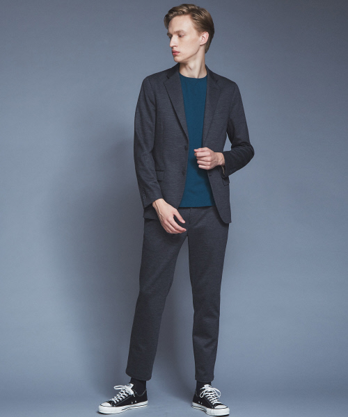 ABAHOUSE（アバハウス）の「【Recency of Mine/セットアップ対応】ウールモクロディジャケット（テーラードジャケット・メンズ・ネイビー/チャコールグレー・44/46/48/50）」の6枚目の写真