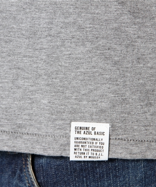 AZUL by moussy（アズールバイマウジー）の「30Sナチュラルソフト天竺デオドラント半袖VNT（Tシャツ/カットソー・メンズ・ホワイト/ブラック/パープル/トップグレー/オレンジ系その他・MEDIUM/SMALL/LARGE/X-SMALL/X-LARGE）」の12枚目の写真