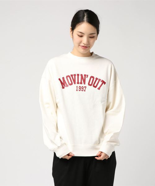 WEGO(ウィゴー)の「WEGO/カレッジロゴプリントスウェット(スウェット・レディース・ベージュ/ネイビー/オフホワイト/ピンク・FREE)」の12枚目の写真