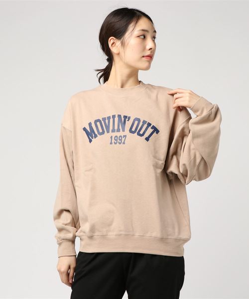 WEGO(ウィゴー)の「WEGO/カレッジロゴプリントスウェット(スウェット・レディース・ベージュ/ネイビー/オフホワイト/ピンク・FREE)」の8枚目の写真