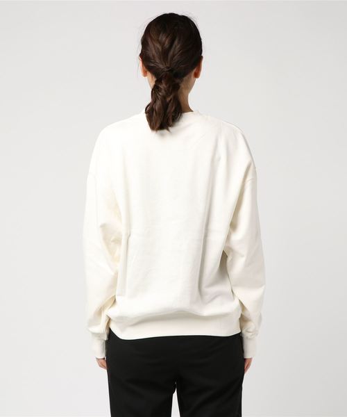 WEGO(ウィゴー)の「WEGO/カレッジロゴプリントスウェット(スウェット・レディース・ベージュ/ネイビー/オフホワイト/ピンク・FREE)」の5枚目の写真