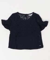 フローラルレースブラウス