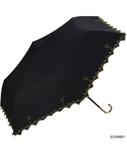 Disney Couture ディズニークチュール の Disney ディズニー 日傘 ティンカーベル 遮光トゥインクルスカラップ Mini 折りたたみ傘 Wear