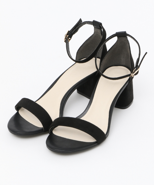 LOWRYS FARM（ローリーズファーム）の「ヒールサンダル　823112（サンダル・レディース・ブラック/ブルー/オフホワイト・SMALL/MEDIUM/LARGE）」の4枚目の写真