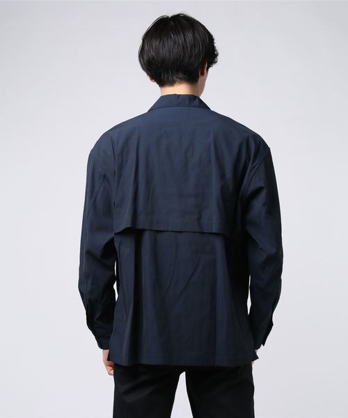 MAISON SPECIAL(メゾンスペシャル)の「オーバーサイズヨークオープンカラーシャツ 【MAISON SPECIAL/メゾンスペシャル】(シャツ/ブラウス・メンズ・ベージュ/ネイビー/ピンク・44/46/48)」の5枚目の写真