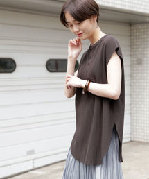LOWRYS FARM | ワッフルヘンリーＦＳ　832505(Tシャツ/カットソー)