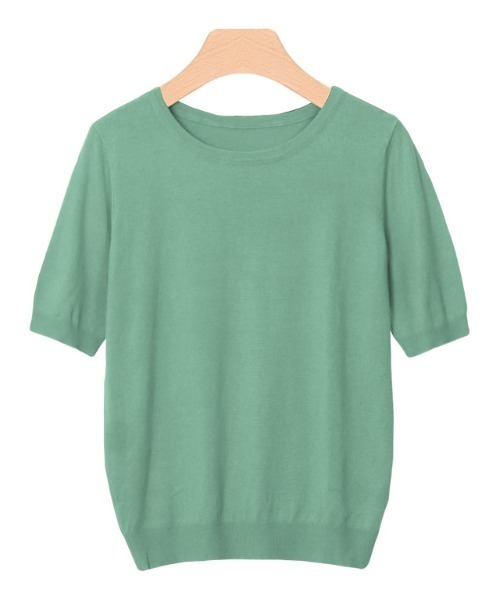 ウォッシャブル半袖サマーニットトップス ニット セーター Pierrot ピエロ のファッション通販 Zozotown