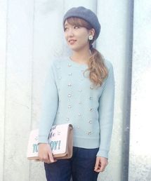 Another Edition | AE ビジューシシュウ PO(ニット/セーター)