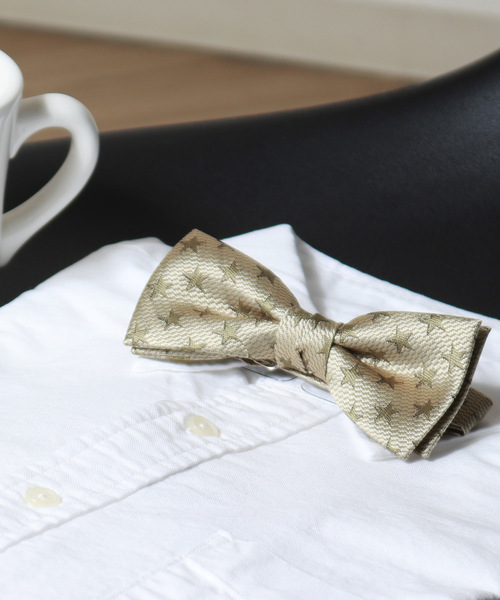 WESTSEA(ウエストシー)の「【日本製】カジュアル蝶ネクタイ(蝶ネクタイ)」|ゴールド