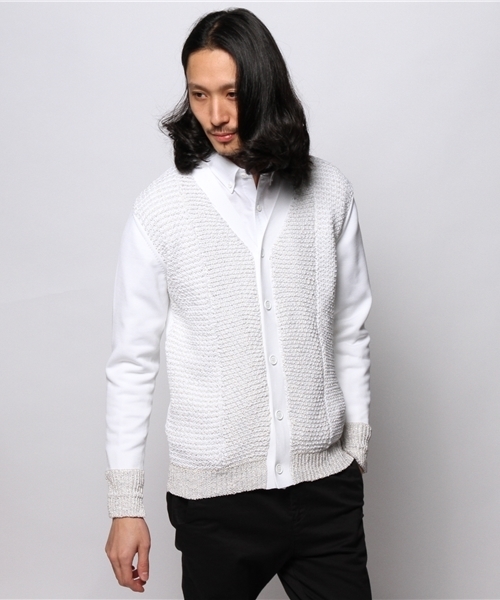 Lui's（ルイス）の「lotholon カーディガン（カーディガン/ボレロ・メンズ・ホワイト・44/46）」の10枚目の写真