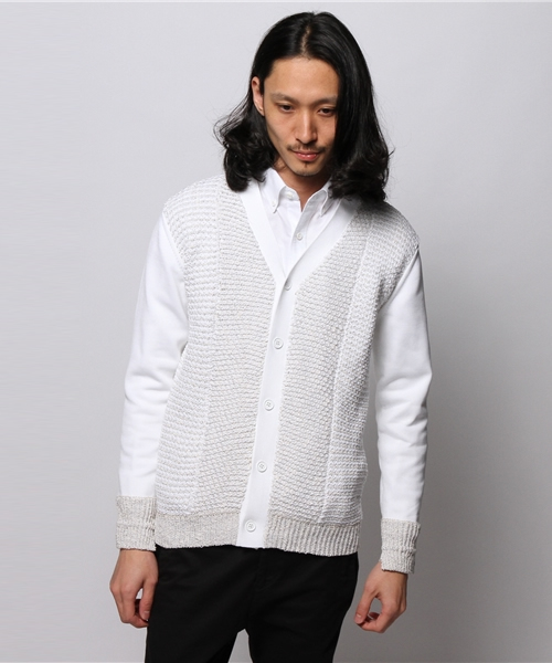 Lui's（ルイス）の「lotholon カーディガン（カーディガン/ボレロ・メンズ・ホワイト・44/46）」の9枚目の写真