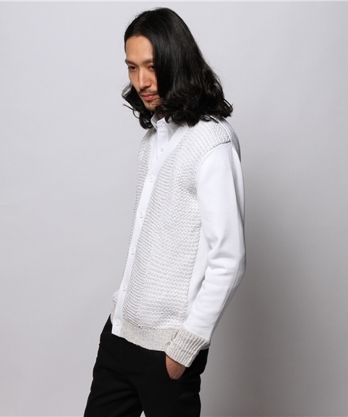 Lui's（ルイス）の「lotholon カーディガン（カーディガン/ボレロ・メンズ・ホワイト・44/46）」の8枚目の写真