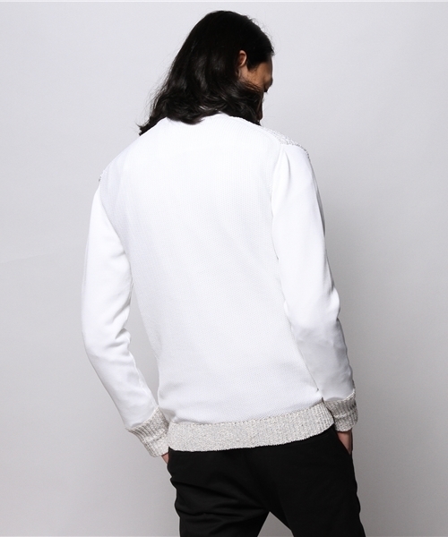Lui's（ルイス）の「lotholon カーディガン（カーディガン/ボレロ・メンズ・ホワイト・44/46）」の7枚目の写真