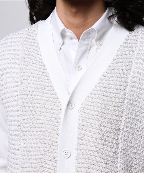 Lui's（ルイス）の「lotholon カーディガン（カーディガン/ボレロ・メンズ・ホワイト・44/46）」の5枚目の写真