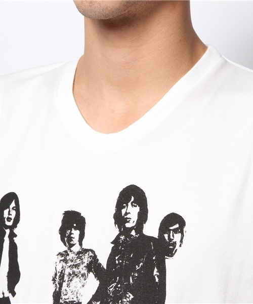 HYSTERIC GLAMOUR(ヒステリックグラマー)の「RS/ROLLING STONES JJF pt UネックT-SH(Tシャツ/カットソー・メンズ・ホワイト・MEDIUM/SMALL/LARGE)」の5枚目の写真