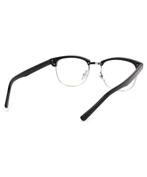 coen(コーエン)の「ウェリントンClearLens メガネ ブロータイプ(メガネ・メンズ・ブラック・フリー)」の4枚目の写真