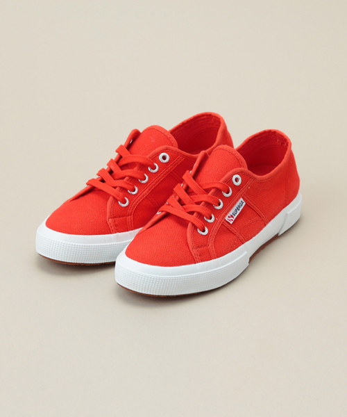 ROSE BUD（ローズバッド）の「(SUPERGA) 2750-PLUS COTO 003J70 【CLASSY掲載】【City Living京都掲載】【LaLaBegin掲載】レースアップスニーカー（スニーカー・レディース・ホワイト/ネイビー/オレンジ系その他/ピンク/グリーン・35/36/39/38/37）」の5枚目の写真
