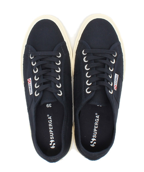 ROSE BUD（ローズバッド）の「(SUPERGA) 2750-PLUS COTO 003J70 【CLASSY掲載】【City Living京都掲載】【LaLaBegin掲載】レースアップスニーカー（スニーカー・レディース・ホワイト/ネイビー/オレンジ系その他/ピンク/グリーン・35/36/39/38/37）」の9枚目の写真