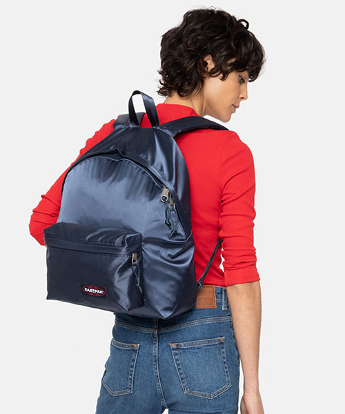 EASTPAK(イーストパック )の「PADDED PAK'R SATINFACTION デイパック(バックパック/リュック)」|ネイビー