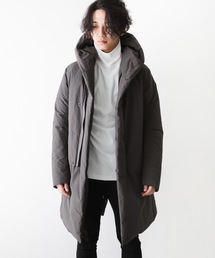 ATTACHMENT | Pe/Nyピーチスキンフーデットダウンコート(ダウンジャケット/コート)