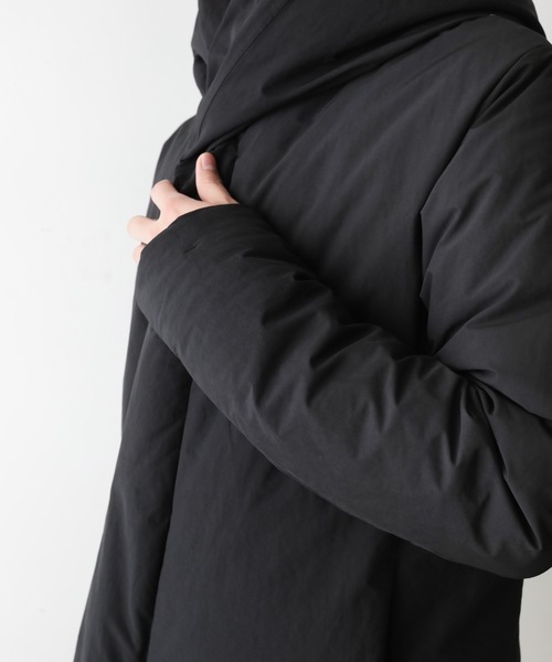 ATTACHMENT（アタッチメント）の「Pe/Nyピーチスキンフーデットダウンコート（ダウンジャケット/コート・メンズ・ブラック/グレー系その他・1/2/3）」の15枚目の写真