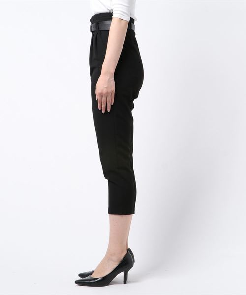 Cheek(チーク)の「ベルト付タックパンツ(その他パンツ・レディース・ブラック/ベージュ・SMALL/MEDIUM)」の4枚目の写真