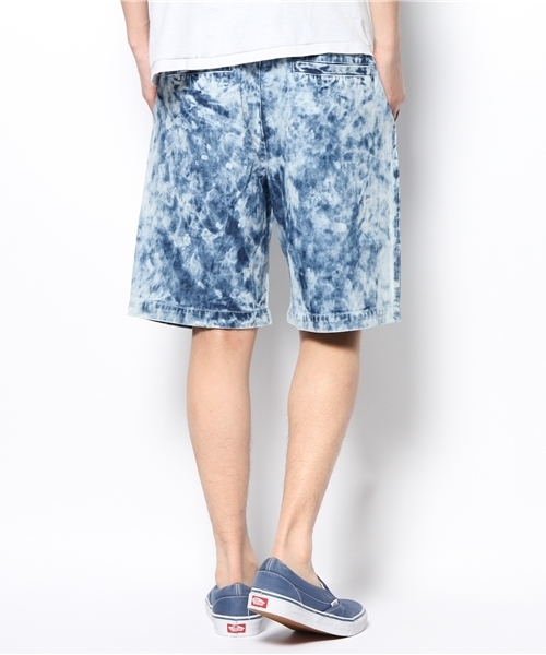 WEGO（ウィゴー）の「WEGO/ブリーチデニムショーツ（デニムパンツ・メンズ・ライトインディゴブルー・LARGE/MEDIUM）」の10枚目の写真