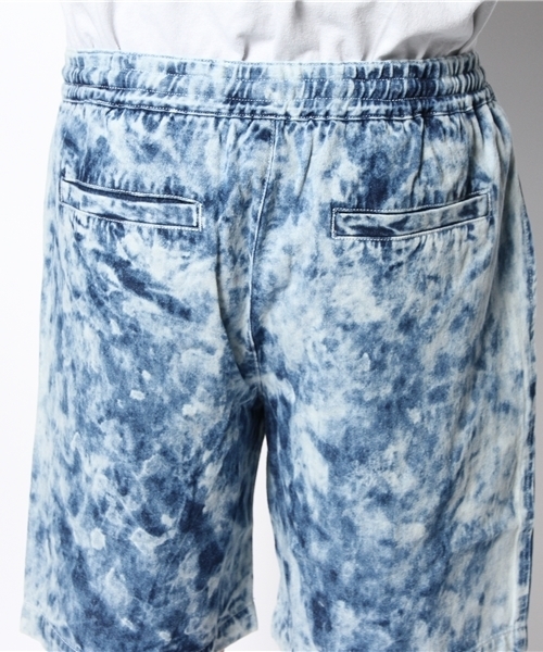 WEGO（ウィゴー）の「WEGO/ブリーチデニムショーツ（デニムパンツ・メンズ・ライトインディゴブルー・LARGE/MEDIUM）」の4枚目の写真