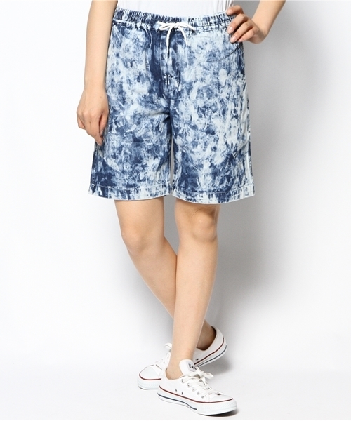 WEGO（ウィゴー）の「WEGO/ブリーチデニムショーツ（デニムパンツ・メンズ・ライトインディゴブルー・LARGE/MEDIUM）」の9枚目の写真