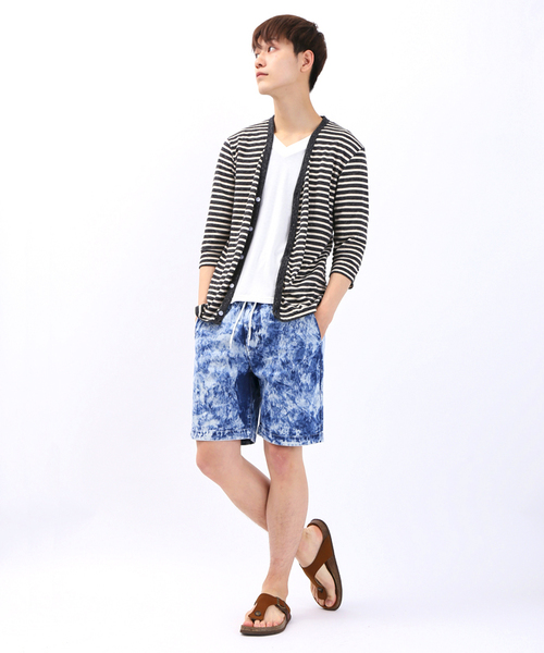 WEGO（ウィゴー）の「WEGO/ブリーチデニムショーツ（デニムパンツ・メンズ・ライトインディゴブルー・LARGE/MEDIUM）」の11枚目の写真