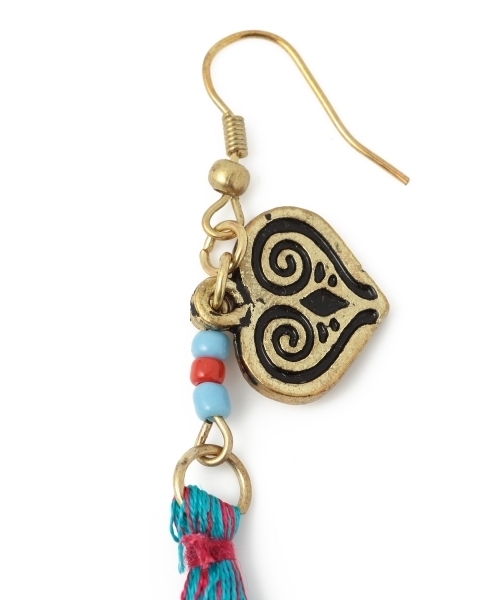 Another Edition（アナザーエディション）の「AE MTF TSL P（ピアス（両耳用）・レディース・ピンク/マスタード・フリー）」の3枚目の写真