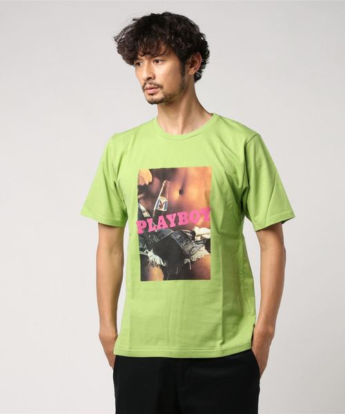 HYSTERIC GLAMOUR（ヒステリックグラマー）の「JUNE PLAYMATE LARA Tシャツ（Tシャツ/カットソー・メンズ・ブラック/ホワイト/グリーン・MEDIUM/LARGE/SMALL/X-LARGE）」の3枚目の写真