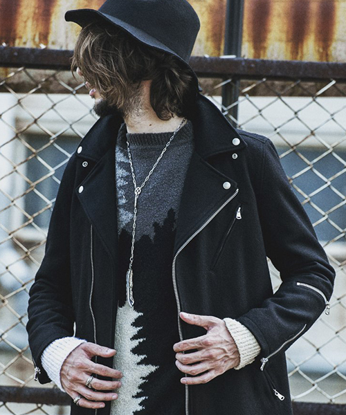 NO ID.（ノーアイディ）の「mj6790-メルトンライダースコート