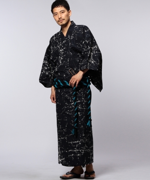 浴衣　男浴衣　ろうけつ染め UNITED ARROWS（ユナイテッドアローズ）の「UA メンズ浴衣
