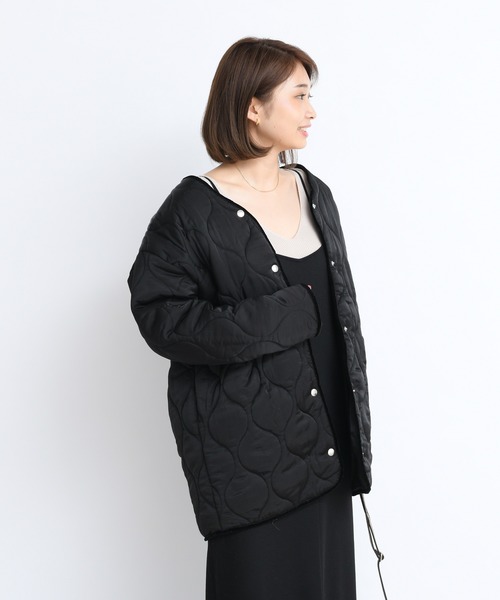 DouDou(ドゥドゥ)の「キルティングブルゾン(その他アウター・レディース・ホワイト/ブラック・FREE)」の17枚目の写真