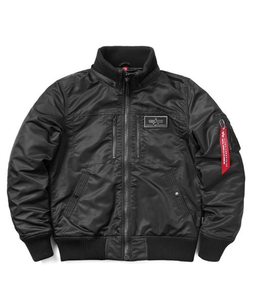 アルファ インダストリーズ フーデッド リブ ジャケットTA1396 メンズ Alpha Industries（アルファインダストリーズ）の「ALPHA アルファ