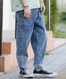 ワイド テーパード バギー デニムパンツ