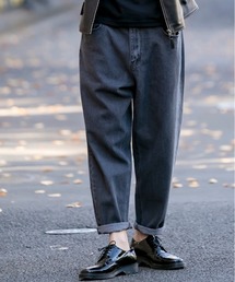 Beno | ライトオンスデニム／ワイド テーパードパンツ(デニムパンツ)