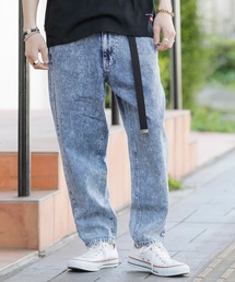 ワイド テーパード バギー デニムパンツ