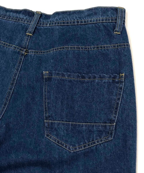 Beno（ビーノ）の「ワイド テーパード バギー デニムパンツ（デニムパンツ・メンズ・ライトグレー/ブラック/インディゴブルー/サックスブルー/ライトインディゴブルー/ワンウォッシュ/ブルー系その他2/ブルー系その他/キナリ/グリーン/ブラック系その他・L/S/M）」の22枚目の写真