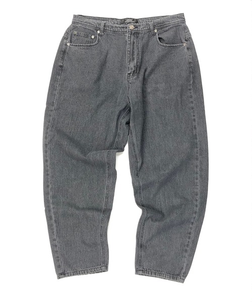 Beno（ビーノ）の「ワイド テーパード バギー デニムパンツ（デニムパンツ・メンズ・ライトグレー/ブラック/インディゴブルー/サックスブルー/ライトインディゴブルー/ワンウォッシュ/ブルー系その他2/ブルー系その他/キナリ/グリーン/ブラック系その他・L/S/M）」の13枚目の写真