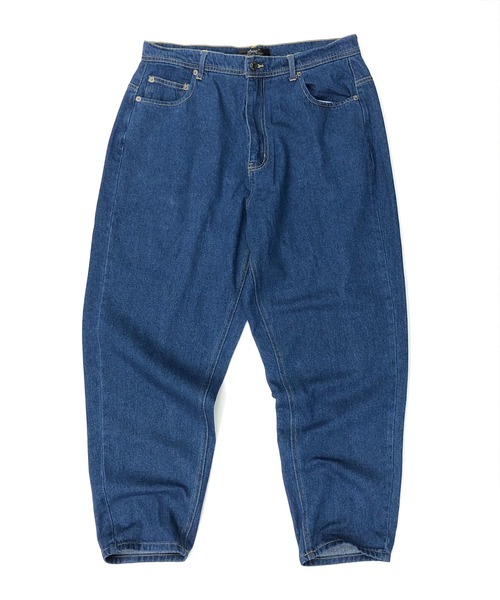 Beno（ビーノ）の「ワイド テーパード バギー デニムパンツ（デニムパンツ・メンズ・ライトグレー/ブラック/インディゴブルー/サックスブルー/ライトインディゴブルー/ワンウォッシュ/ブルー系その他2/ブルー系その他/キナリ/グリーン/ブラック系その他・L/S/M）」の15枚目の写真